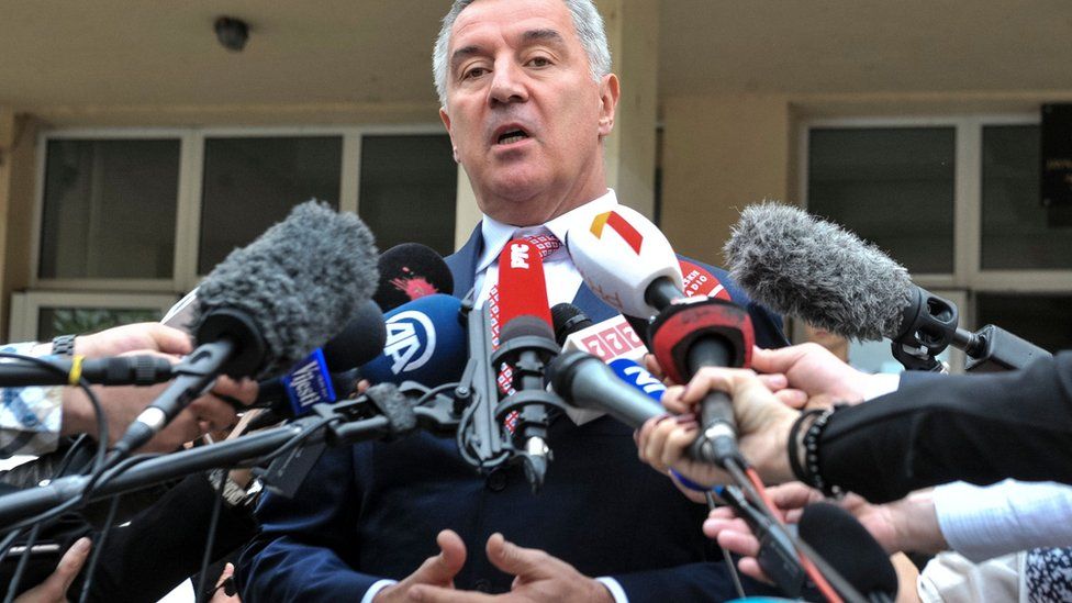 Montenegro's President Milo Djukanovic