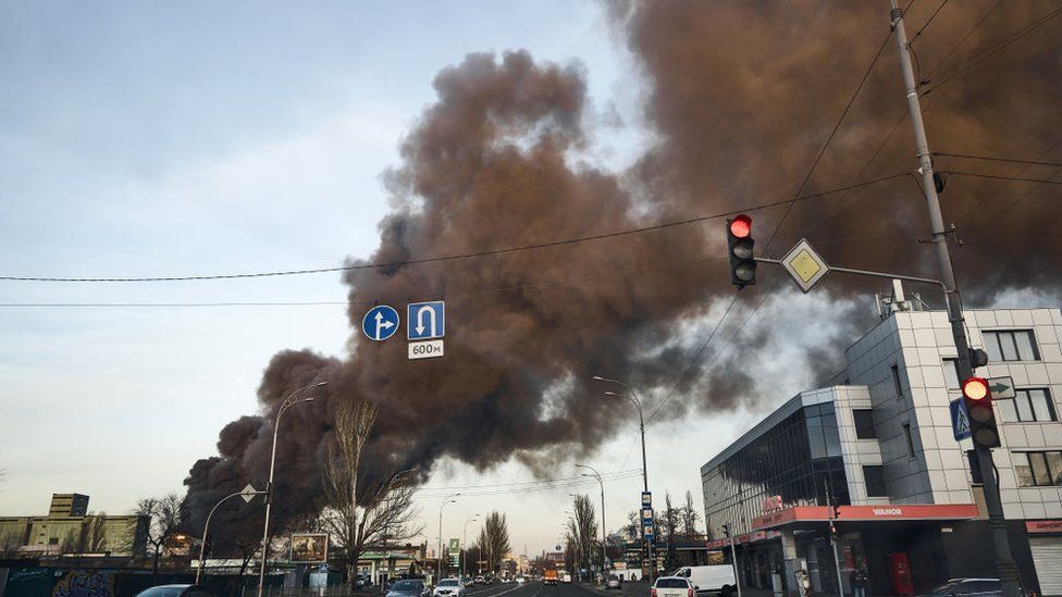 Smoke in Kyiv