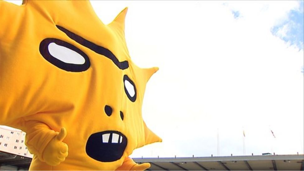 Partick Thistle Unveil terrifying New Mascot Kingsley BBC News partick-thistle-unveil-terrifying-new-mascot-kingsley-bbc-news