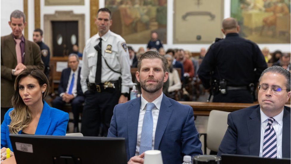 Eric Trump in court