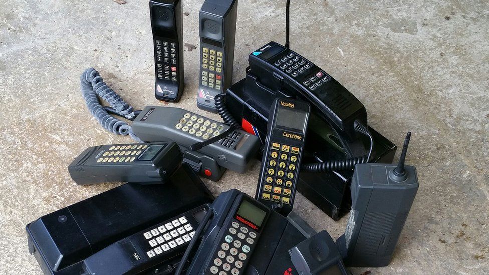 Ben Wood's mobile phone collection