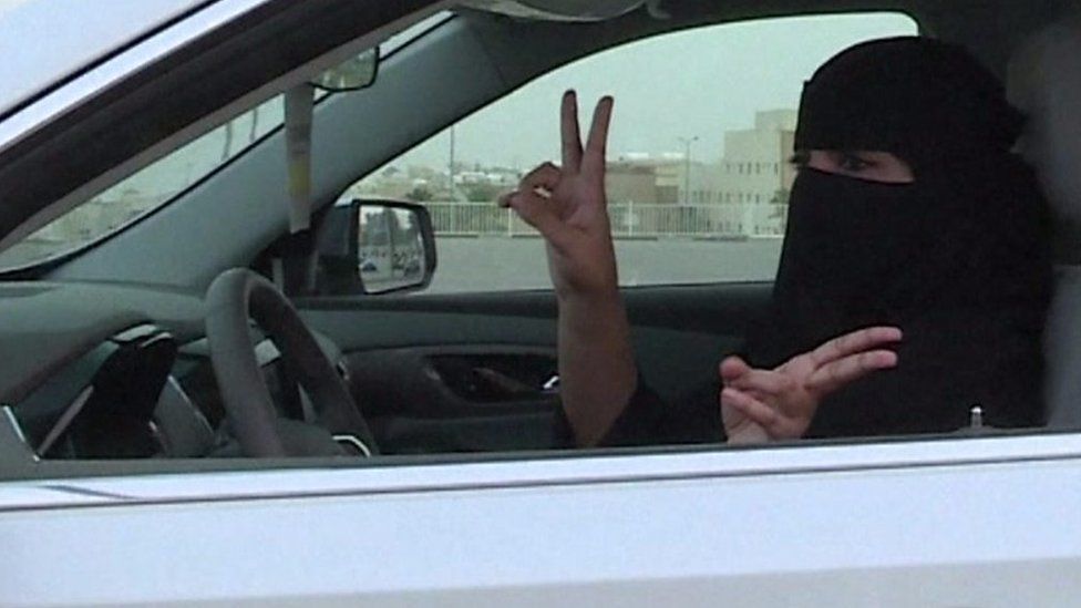 Saudi woman driver