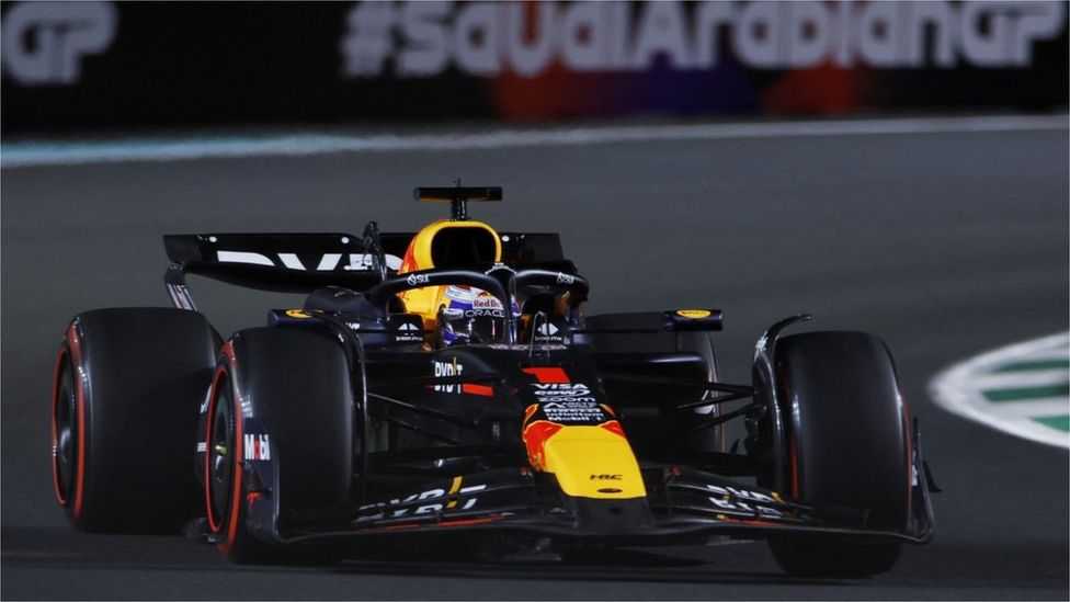 Saudi Arabian Grand Prix: Max Verstappen on pole with Oliver Bearman to ...