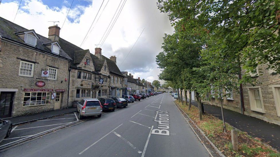 Google maps image of Burford Street in Lechlade