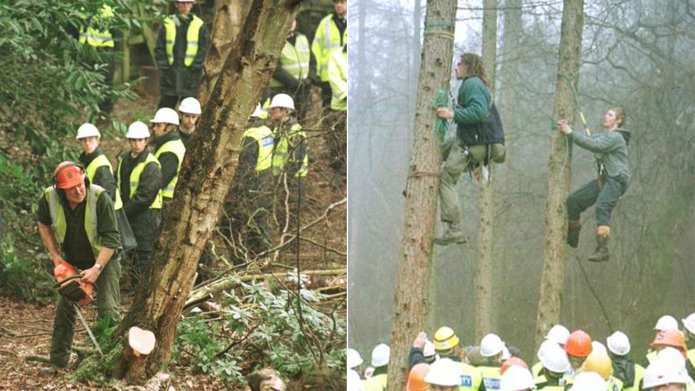 Newbury Bypass protests 1996