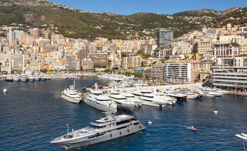Monaco - view of harbour, 2015