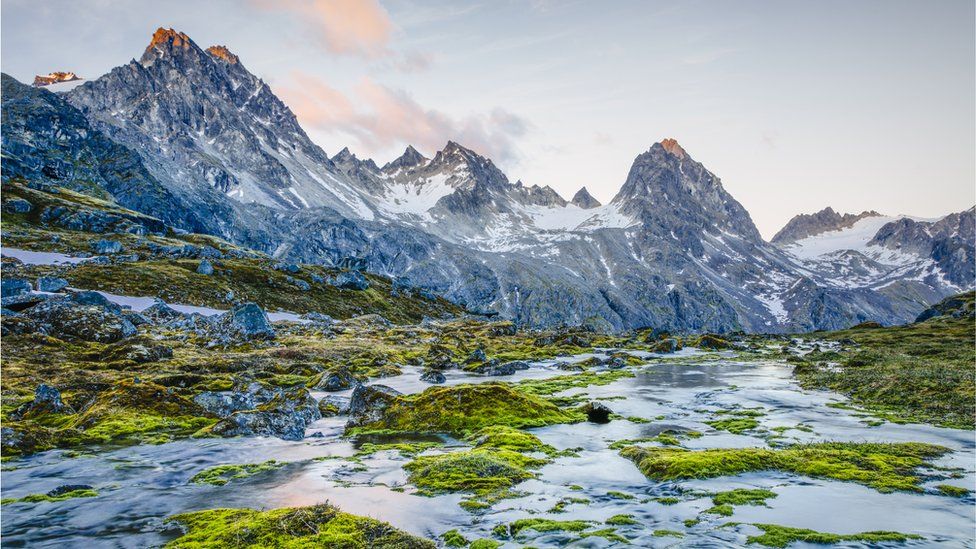 Talkeetna mountain range, Alaska