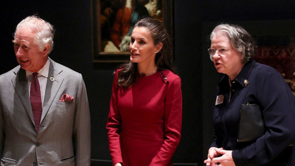 Prince Charles and Queen Letizia of Spain