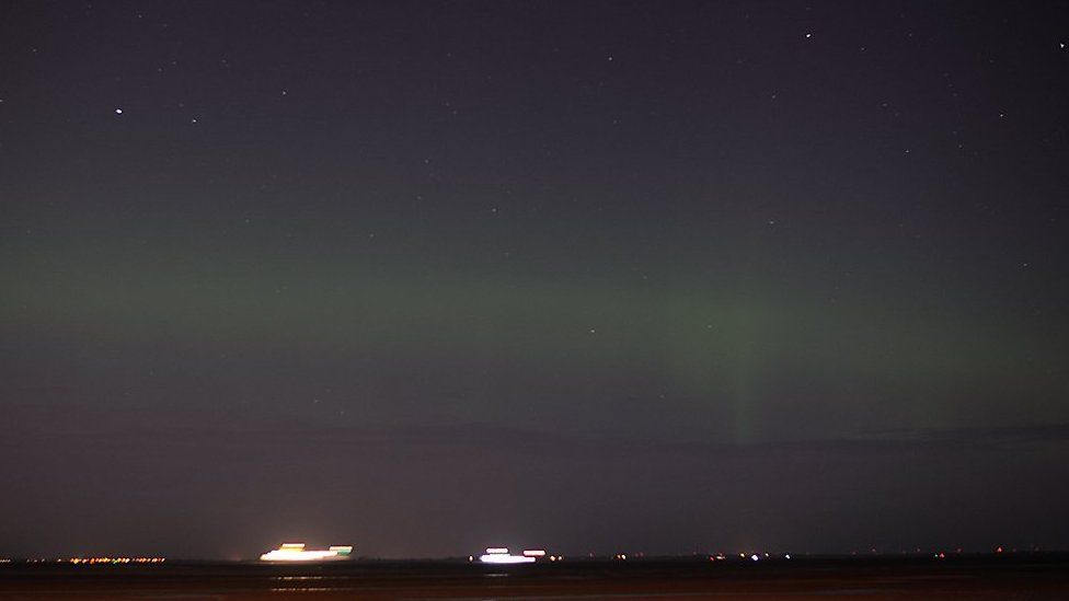 Northern Lights in Cleethorpes