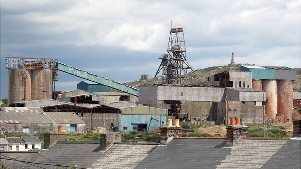 Buildings at South Crofty tin mine