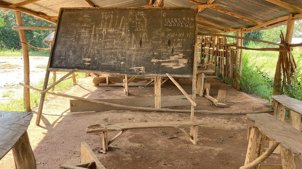 Dilapidated classroom