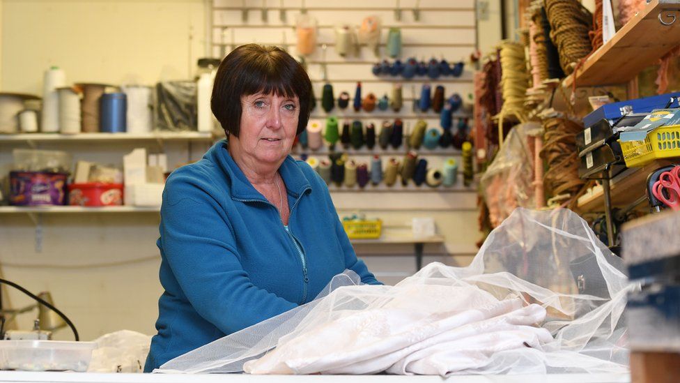 Marcelle Humphreys at Sew and Sew in Maesteg