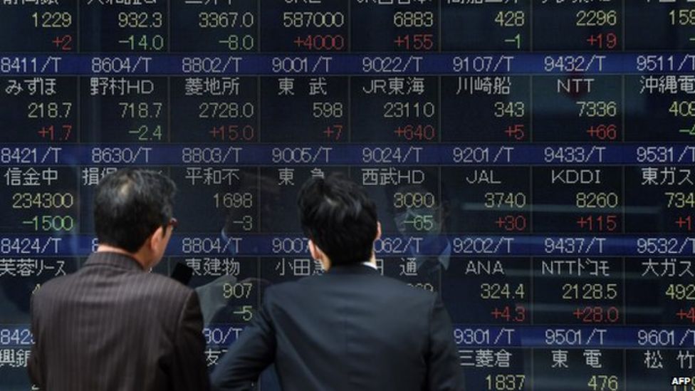 Japanese shares trade higher after holiday break - BBC News