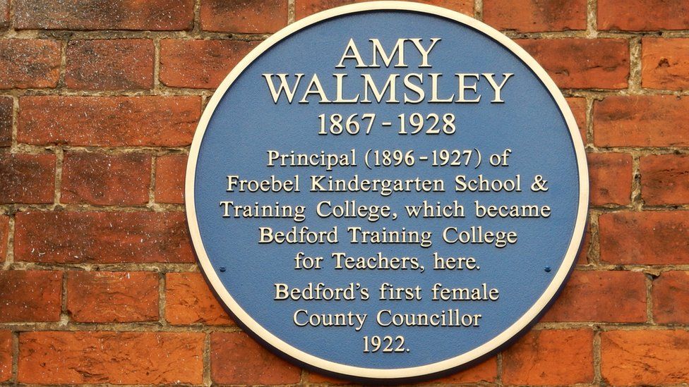 Blue plaque for Amy Walmsley