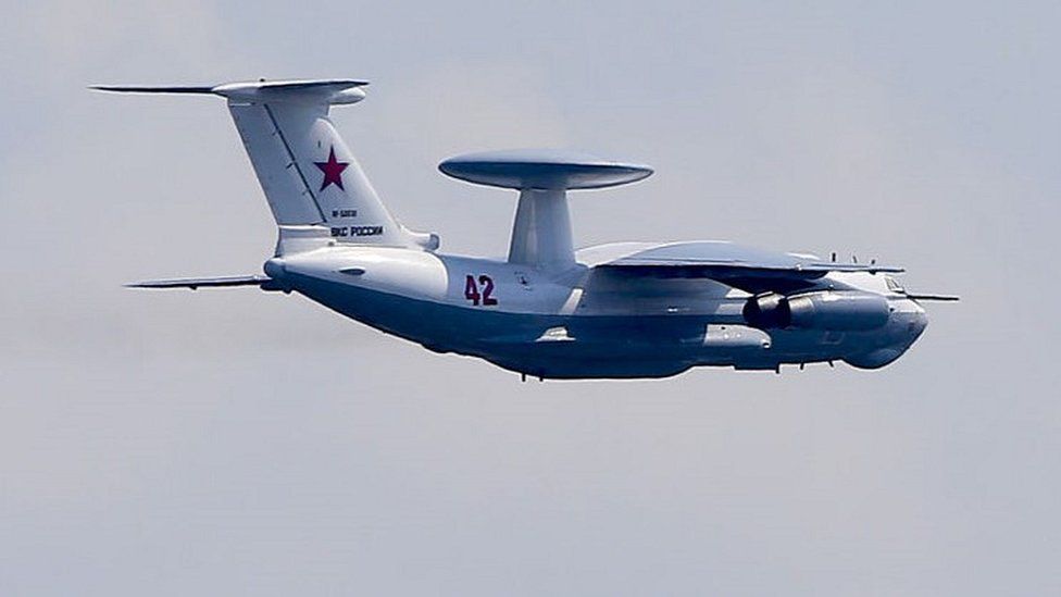 Самолет Бериева А-50 над Москвой (фото из архива 20 июня 20)