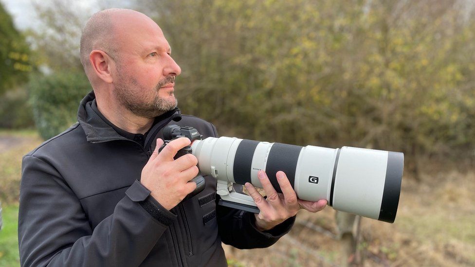 Colin Shead with his camera