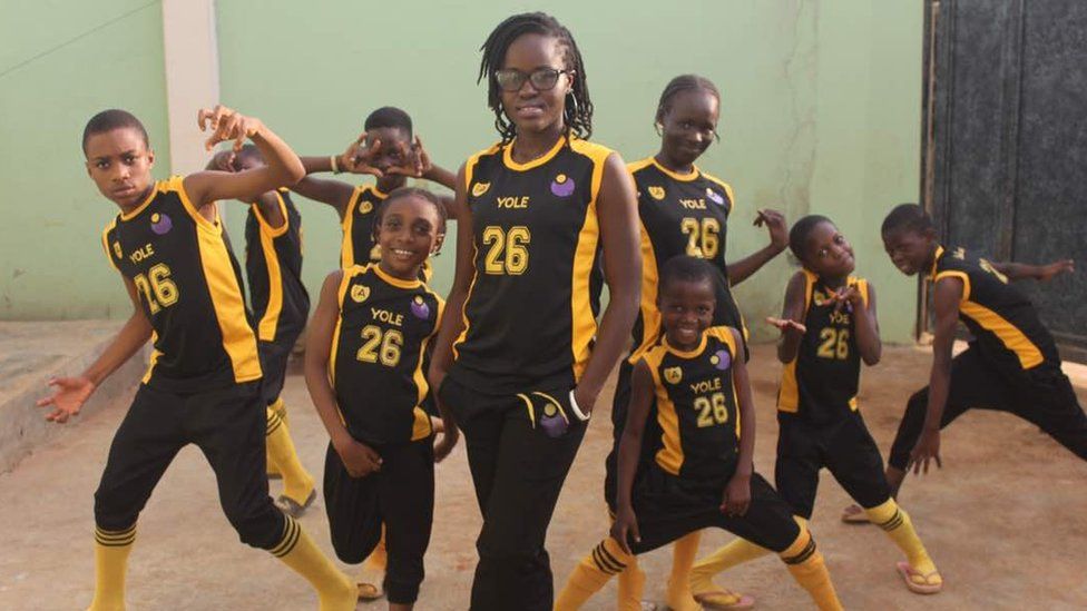 The Ikorodu Talented Kids and teacher Seyi