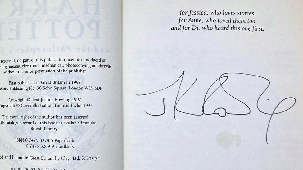 The signed book