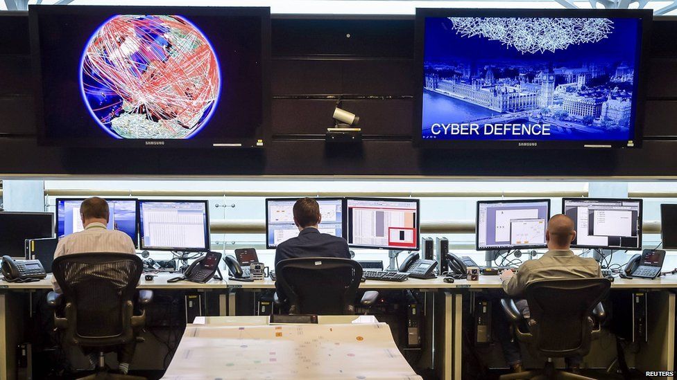 24 hour Operations Room inside GCHQ, Cheltenham