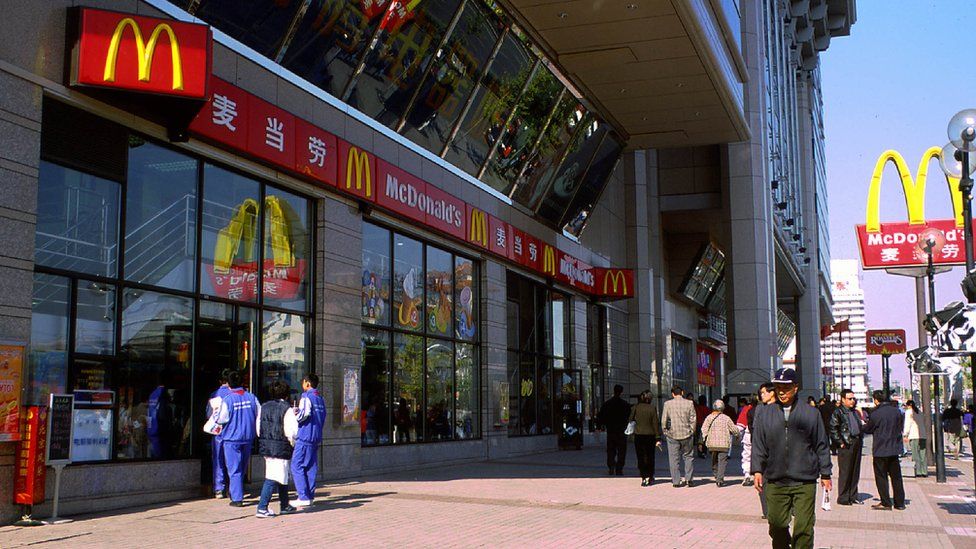 A McDonald's in Beijing, China