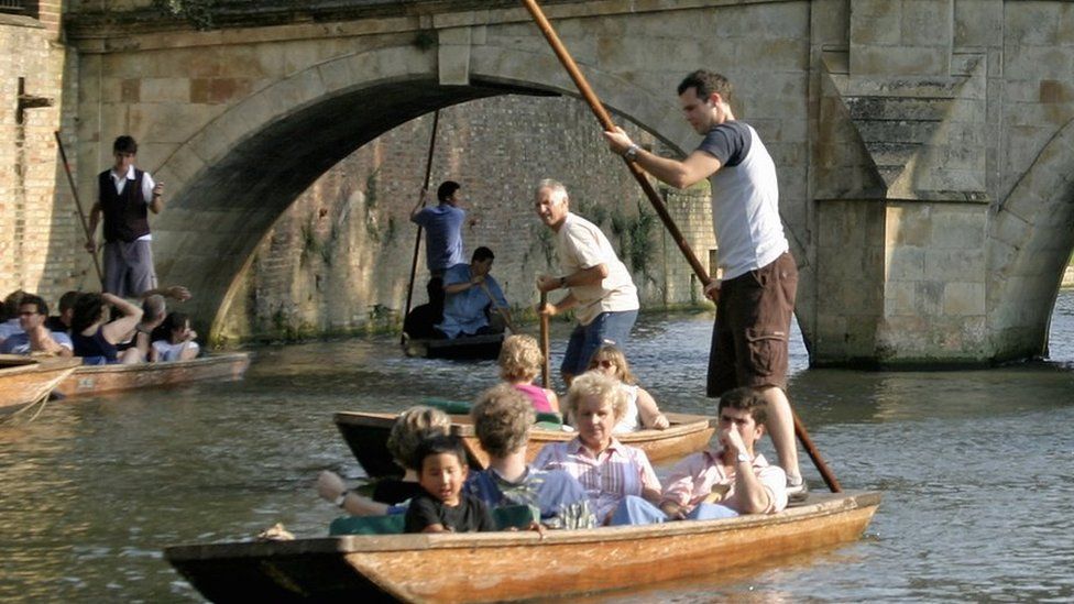 Punting on River Cam