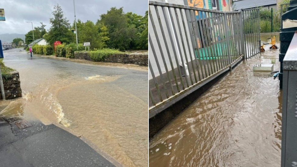 Floods Cause Disruption Amid NI Weather Warning - BBC News