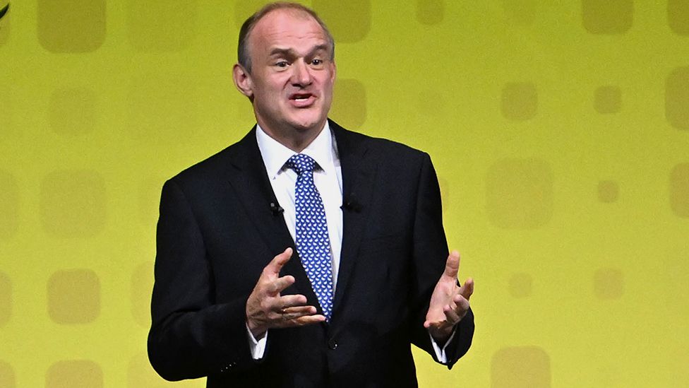 Lib Dem Leader Ed Davey Launches 'Tory Removal Service' - BBC News