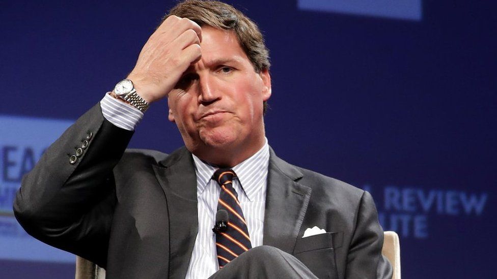 Fox News host Tucker Carlson discusses 'Populism and the Right' during the National Review Institute's Ideas Summit at the Mandarin Oriental Hotel March 29, 2019.