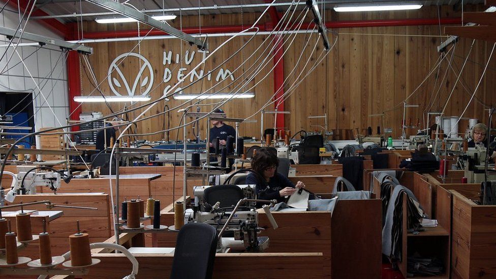 Hiut's production floor