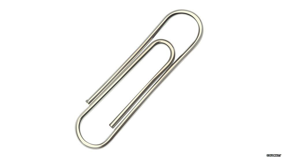 A paperclip