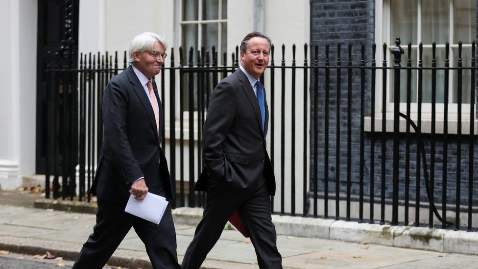 Andrew Mitchell and David Cameron