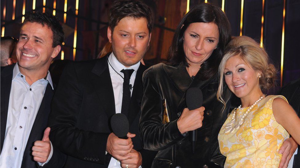 Grahame took part in Ultimate Big Brother with former contestants Craig Phillips and Brian Dowling, pictured with Davina McCall