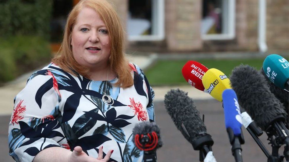 Alliance leader Naomi Long said she had "a very constructive and very positive meeting"