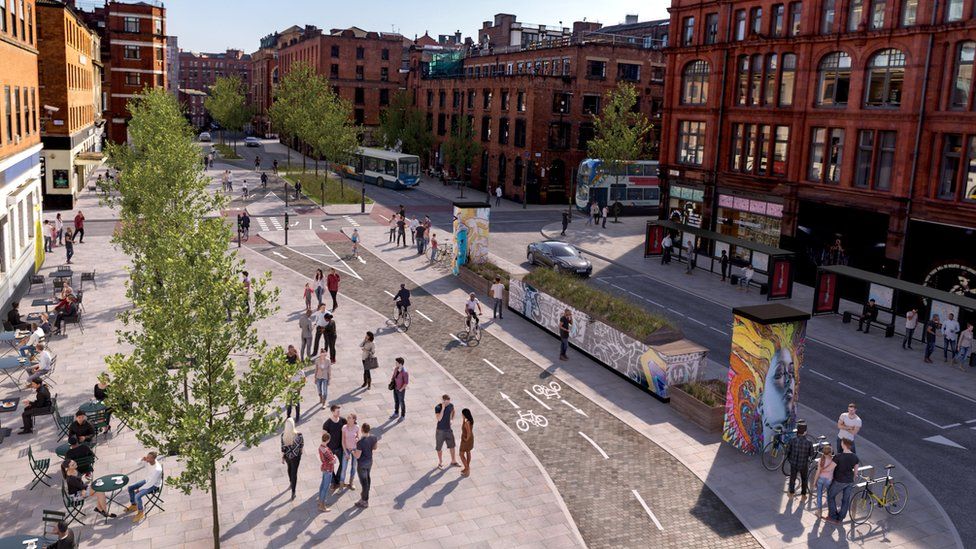 Plans for Stevenson Square, Manchester
