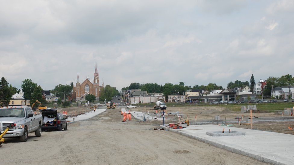Lac-Megantic is in the midst of reconstruction