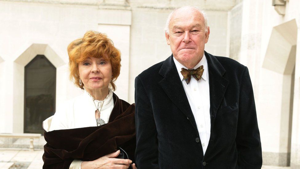 Prunella Scales and Tim West