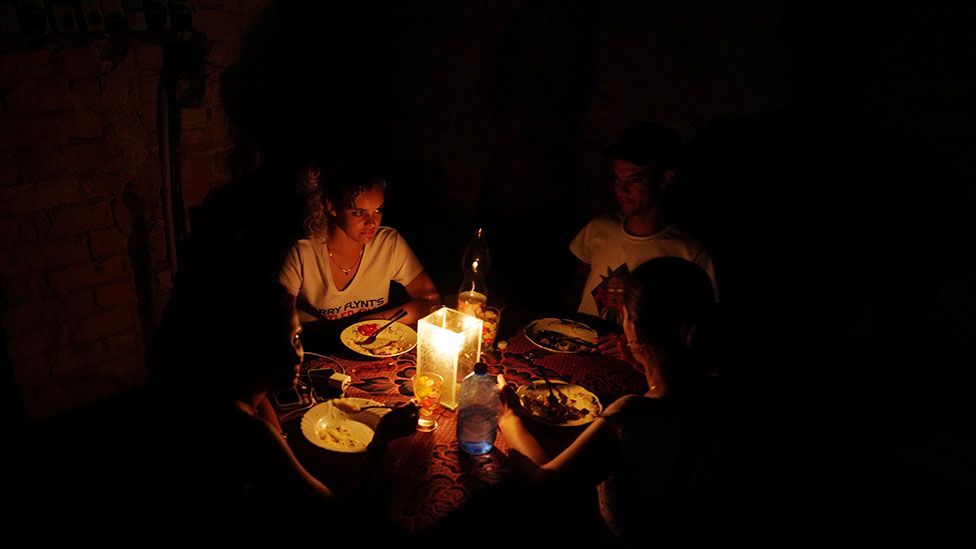 Blackout in Havana, Cuba