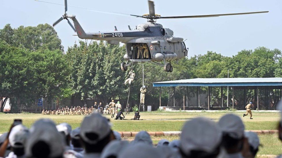 Security has been beefed up across Delhi and armed forces have conducted many drills