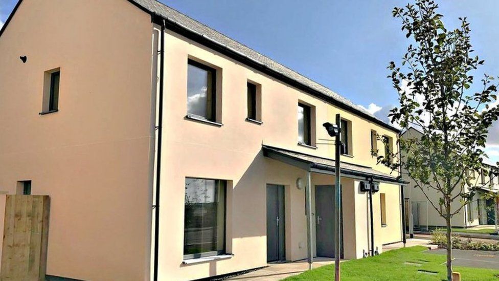 Swansea council homes at Milford Way