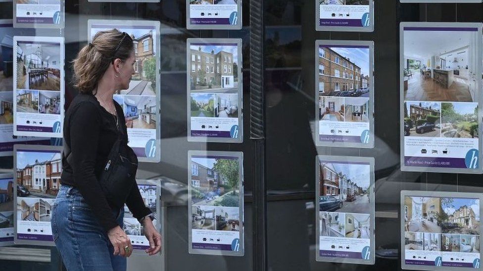 Woman looking successful  property  cause  window