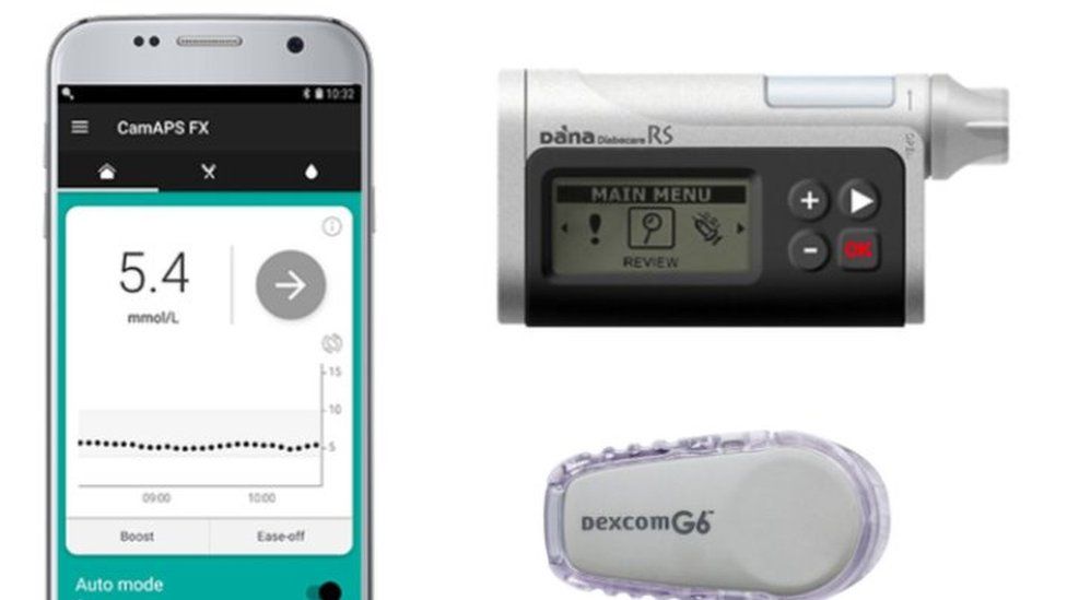App used to monitor type 1 diabetes
