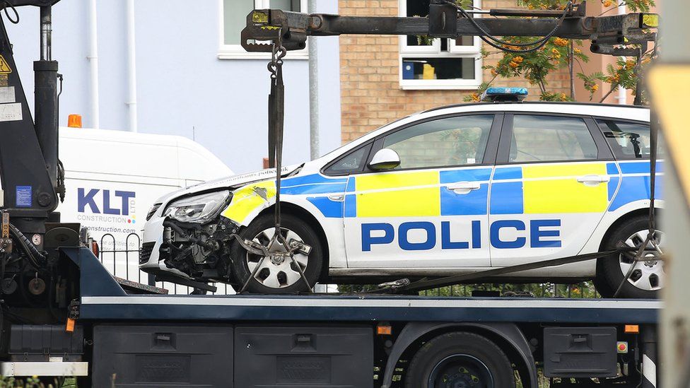 Man killed in Northampton police car crash named BBC News