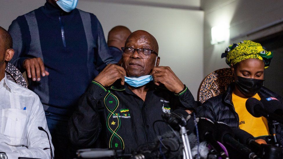 South Africa's ex-President Jacob Zuma won't return to prison due