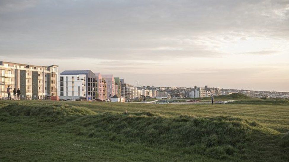 Newquay Narrowcliff development plans revised - BBC News