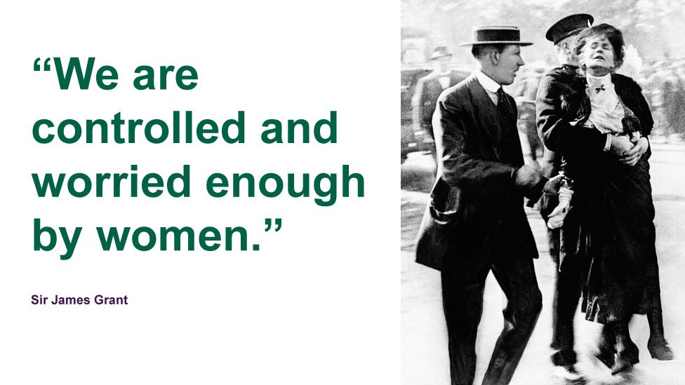 Why did men oppose women's rights?