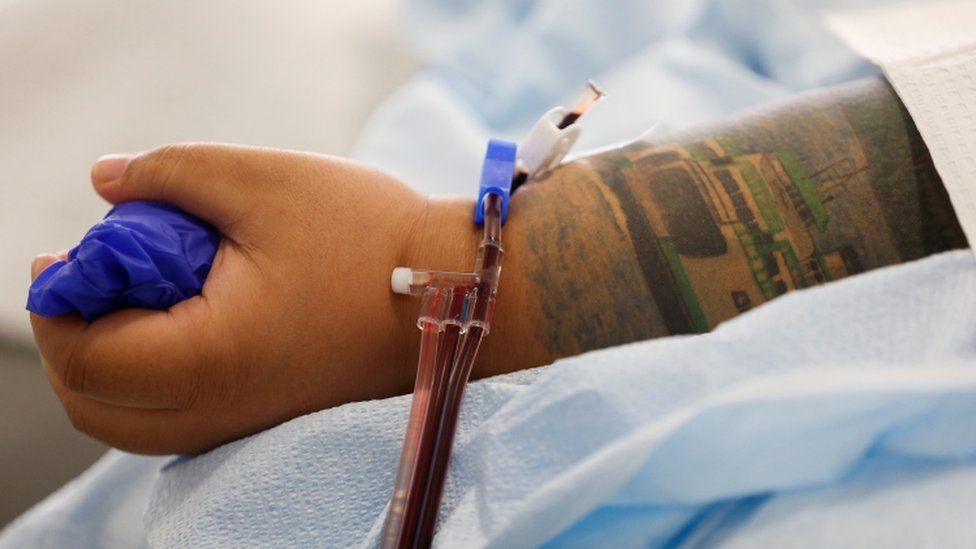 us allows emergency use of blood plasma treatment for coronavirus patients - bbc news