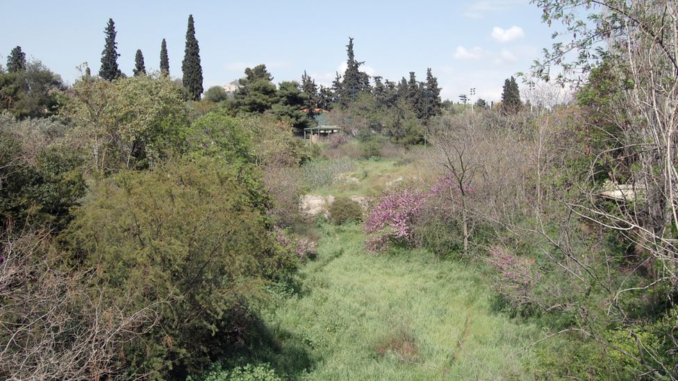 River Ilisos in Athens