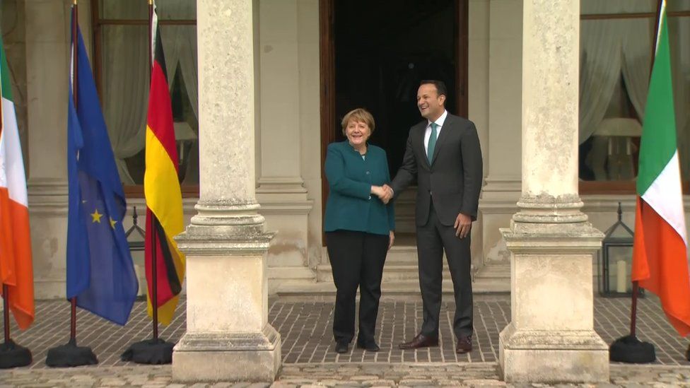 Angela Merkel and Leo Varadkar