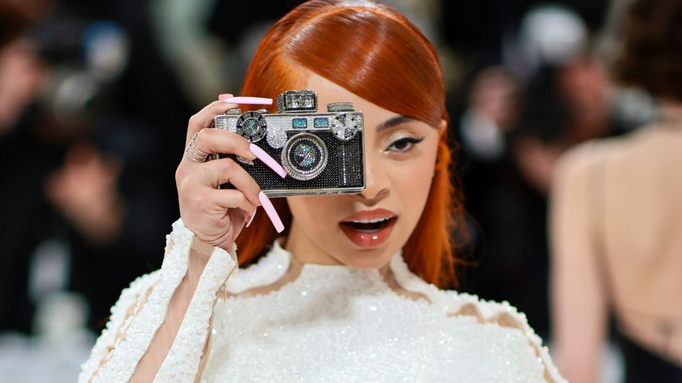 Ice Spice attends The 2023 Met Gala Celebrating "Karl Lagerfeld: A Line Of Beauty" at The Metropolitan Museum of Art on May 01, 2023 in New York City