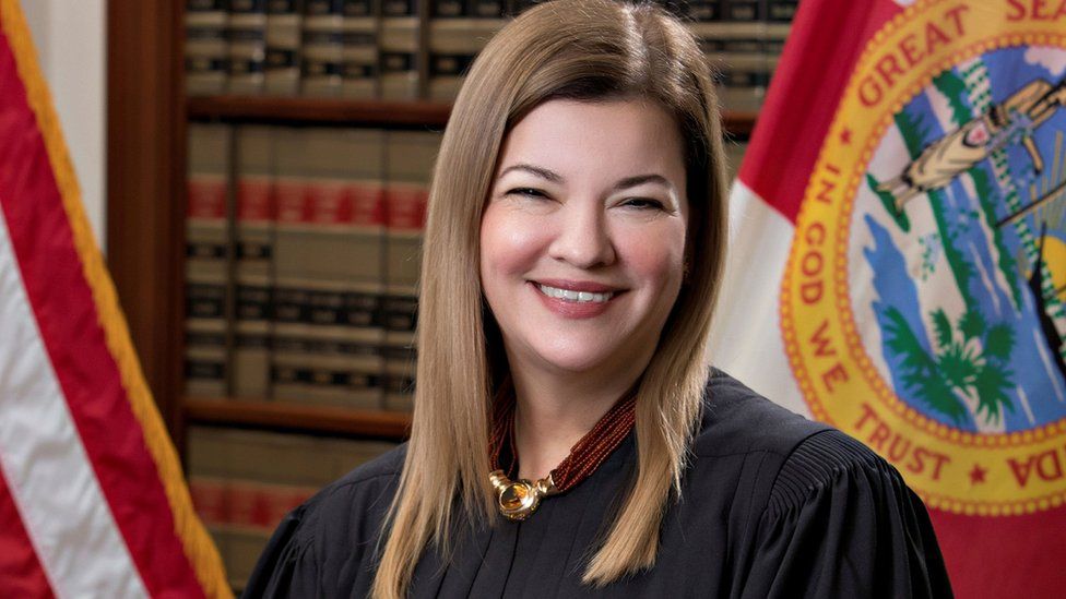 Florida Supreme Court Justice Barbara Lagoa, currently a United States Circuit Judge of the United States Court of Appeals for the Eleventh Circuit